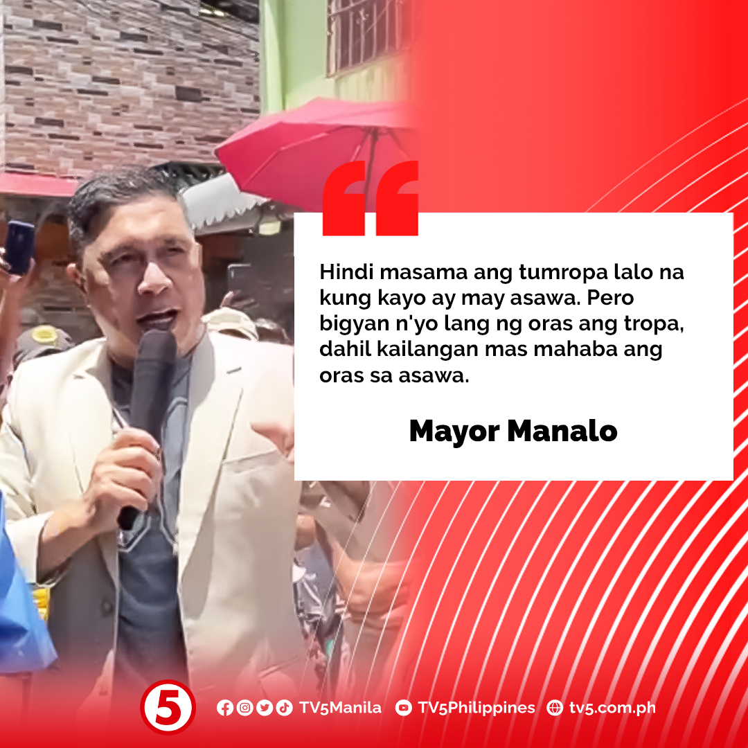 TV5manila's tweet photo. Oh, reminder sa mga mister d'yan na mas mahal pa ang tropa kaysa kay misis! 😅

🔴 #EATTV5 sa #LunchtimeSayaTV5
📆 Weekdays ⏰ 12NN
📆 Saturdays ⏰ 11:30 AM

#IBAngSayaPagSamaSama
#TVJonTV5 https://t.co/UAbL635Eki