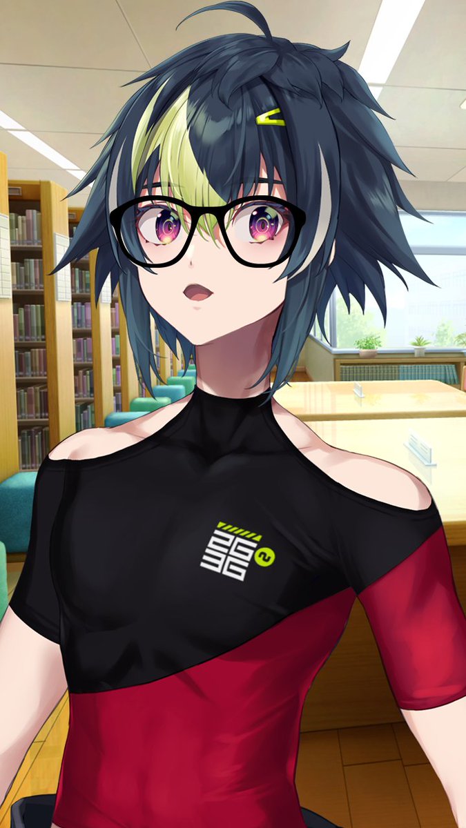 大学で勉強中の伊波🖊️