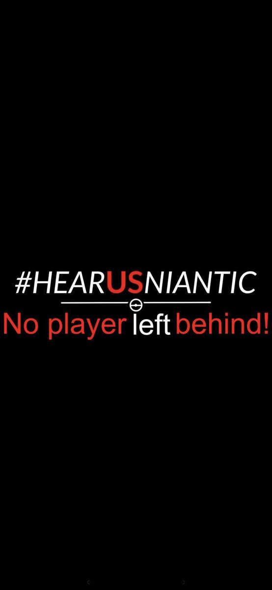 benwolf223's tweet image. #HearUsNiantic #HearUsNiantic2 #NianticDidNotListen
#NoTrainerLeftBehind