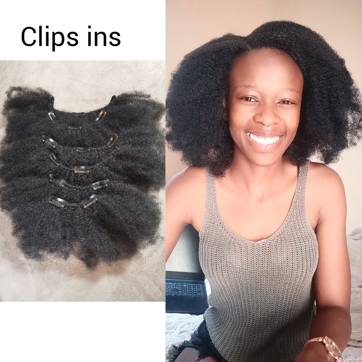 TullyTullz's tweet photo. Clip ins hairpiece R550 Call or whatsApp 0719957922. We deliver nationwide 🇿🇦
#naturalhairstyles #afrohair #tullysart #afrowigs
#girltalkza #DJSBU https://t.co/dPxR3q81NW