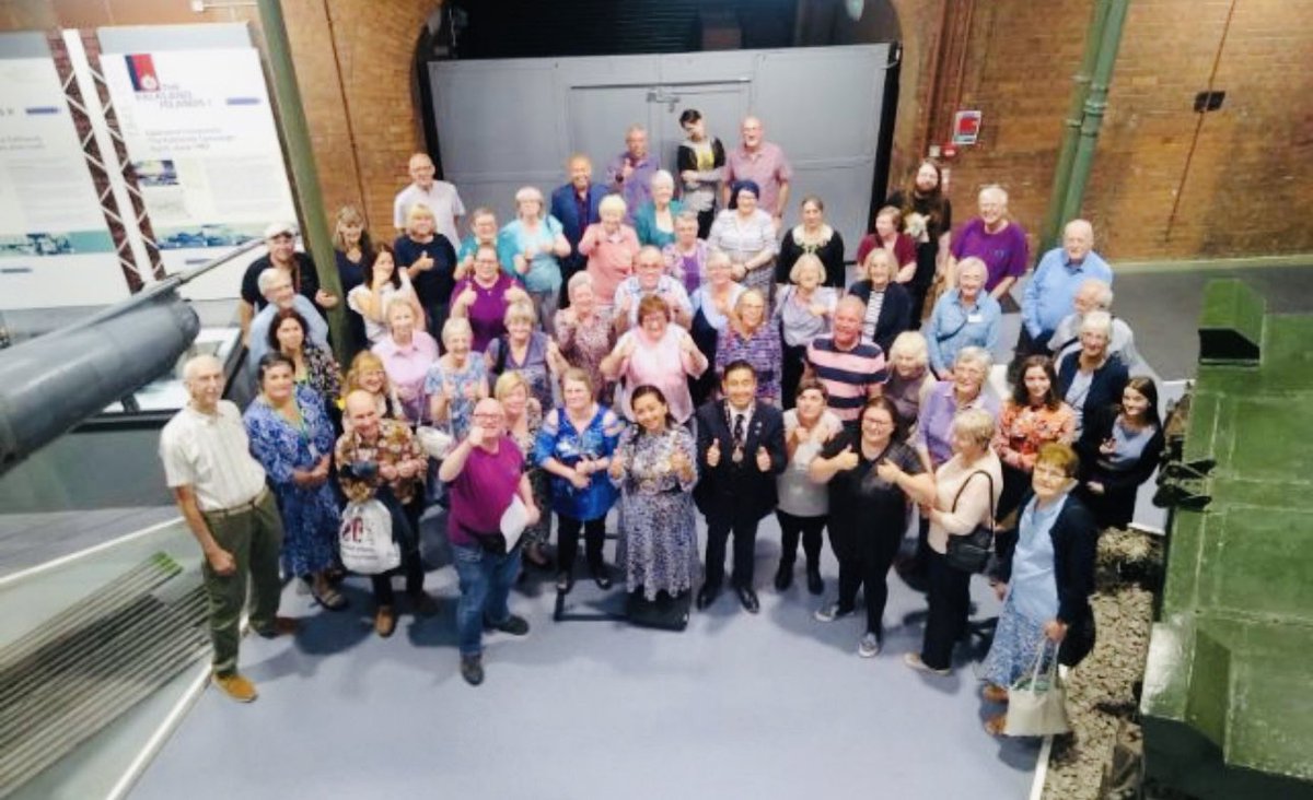 Mayor_Medway's tweet photo. Humbled to meet the incredibly dedicated Staff &amp; Volunteers across 8 @Medway_Foodbank centres &amp; Warehouse at the #ThankOurVolunteers afternoon tea @REMuseum. Great to hear their partnership work with @MedwayCAB, signposting when needed to relevant support services. 
#MedwayCares https://t.co/MNUxUee5fD