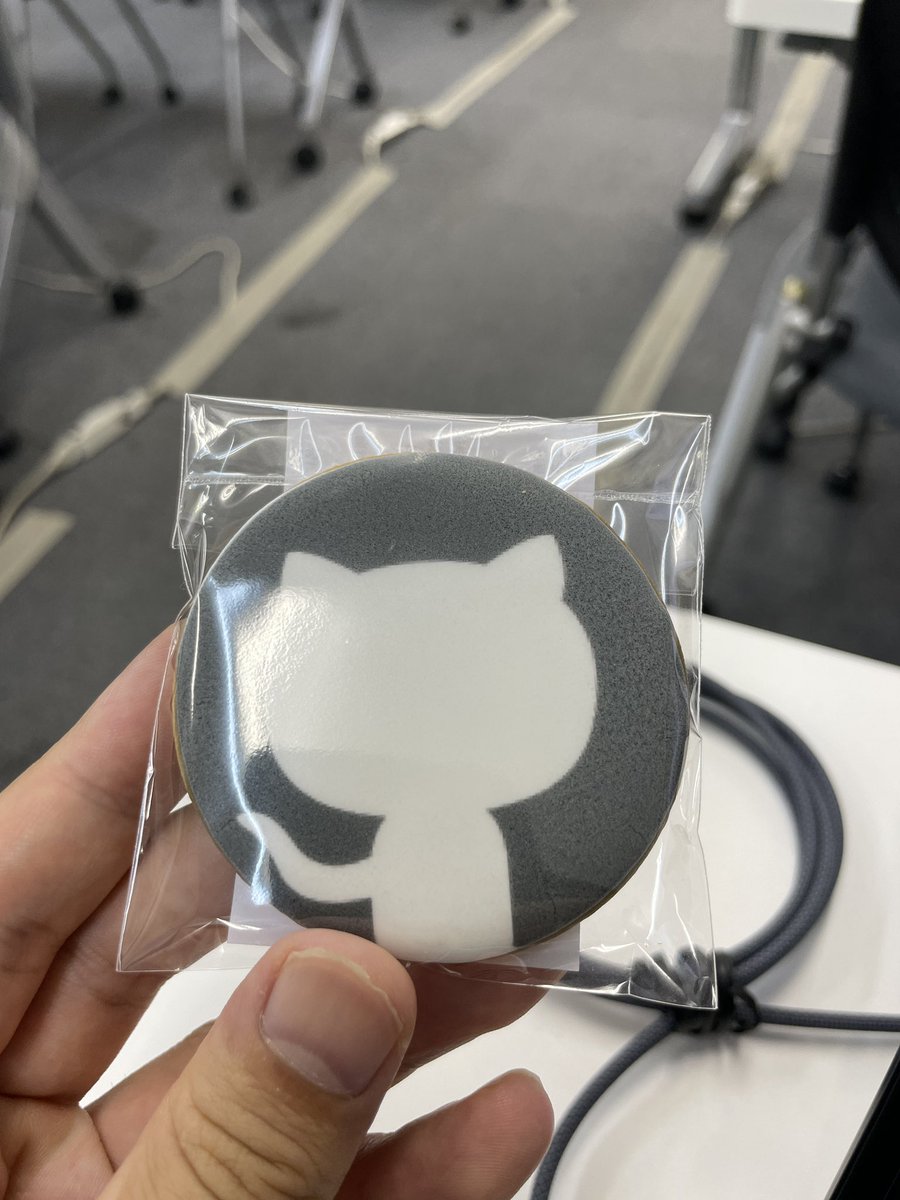 moruku36's tweet image. The Octcat cookie🐱 
 #GitHubDockyard