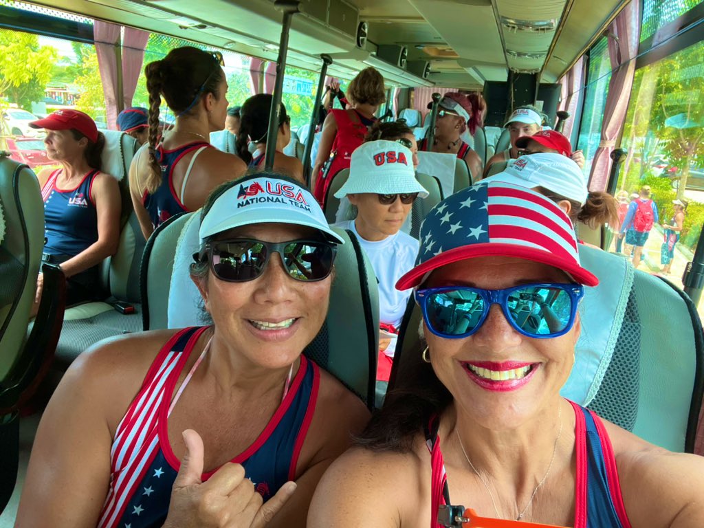 On our way to our first Team USA practice for the 16th <a href="/idbf_dragonboat/">IDBF - International Dragon Boat Federation</a> World Champs in Pattaya, Thailand! #LetsDotThis  #SaturdayMotivation