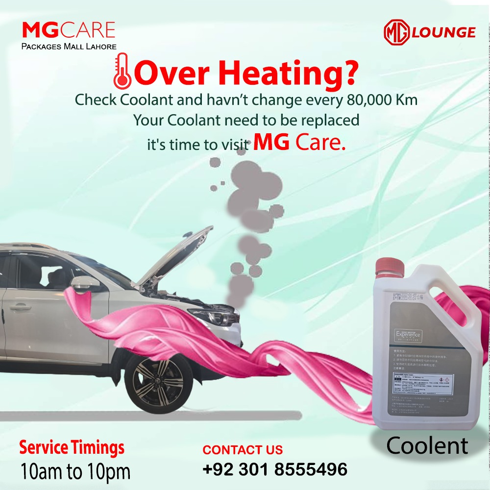 MgLoungeLHR's tweet photo. "Over Hearing" Check coolant and haven't changed every 80,000km. Your coolant needs to be replaced. it's time to visit MG Care. 
 #Mgcare #carservicecenter #instafood #ilovemg #MGCars #packagesmall #MGPakistan #carlovers #MGLicenceToThrill #mg #mghsinterior #MGZS #carlifestyle https://t.co/JEZ49QMLO3