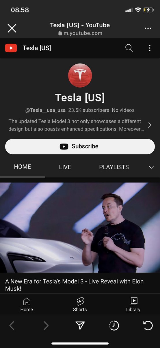 ucuplawless's tweet photo. My @YouTube account got hacked by
@Tesla @elonmusk 

https://t.co/xJ1WWcRU3j https://t.co/FOlCC3k44S