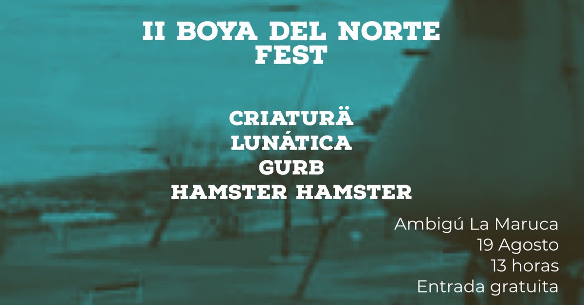 LunaticaNoise's tweet photo. ¿El festival del verano? 

La Boya del Norte Fest, sin duda: 
Entorno espectacular, por la patilla, en sesión de día, raciones, plato de cuchara, césped, baño…

GURB
Lunática
Criaturä-Official-
Hamster Hamster

¡Y a media tarde ya estás listo para ir a conocer a tus suegros! https://t.co/je06fMQpSW