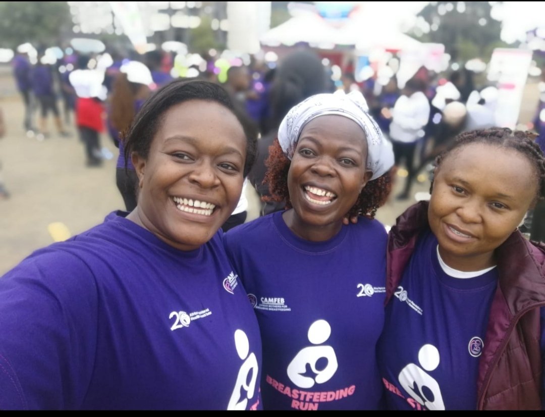#aphrc supports the 5th World Breastfeeding Week
#Breastfeedingrun 
#WBW2023 
#Camfeb 
#Breastfeedingandwork