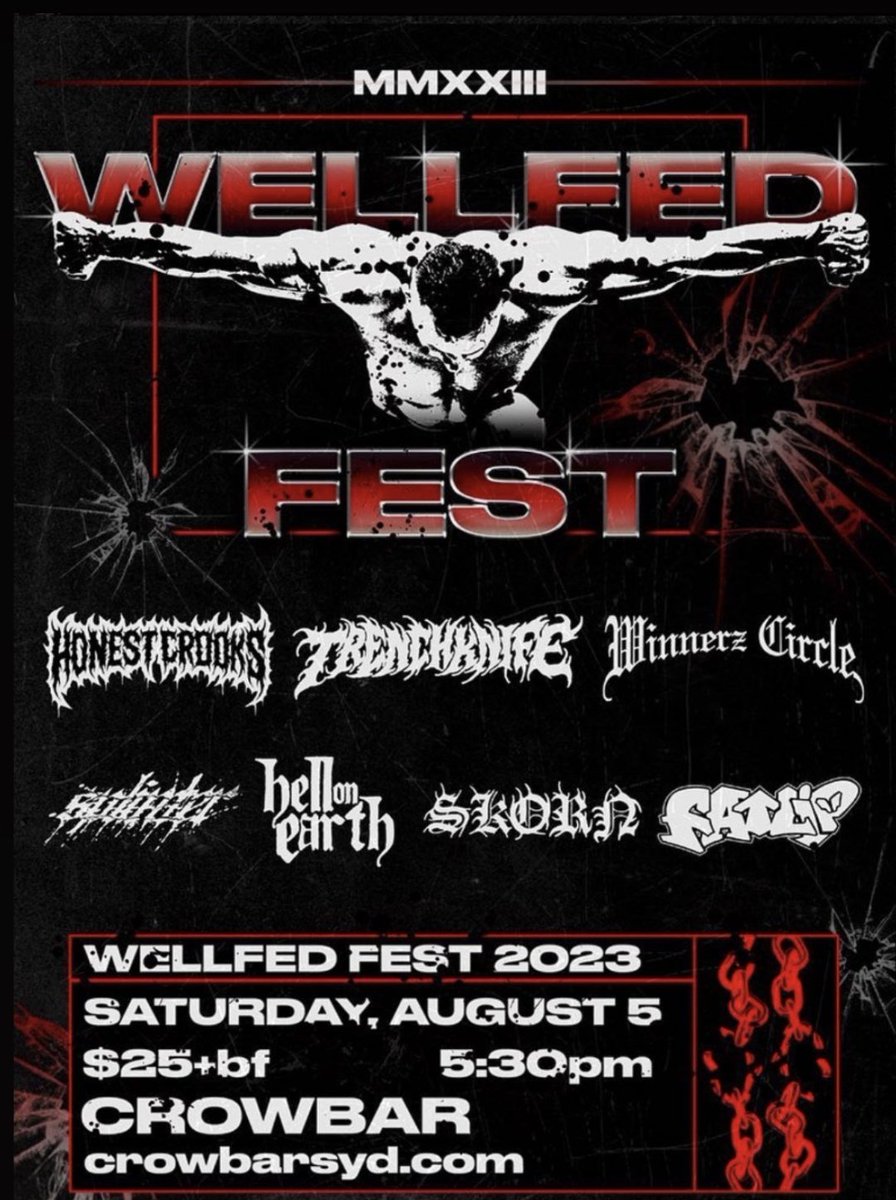 See some of you tonight 
  <a href="/HonestCrooksAU/">HELLSWORTHS HEAVIEST</a>