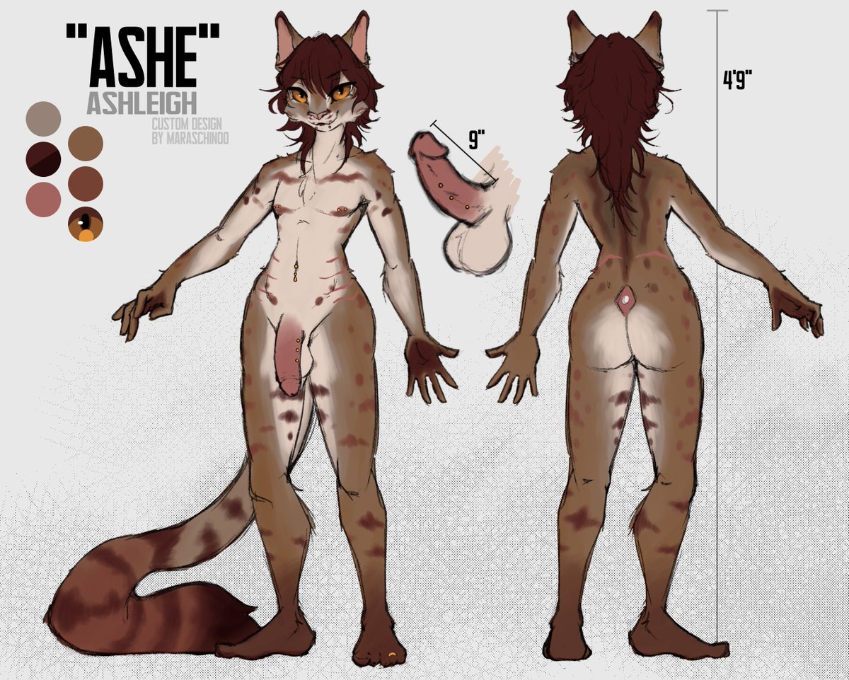 Finallyyy! the custom I was so excited to share 🤍

I created Ashe in a fun, quick collab with <a href="/KotovaDaKat/">KotovaDaKat</a>, who also owns this character.

He's a dom femboy with some attitude, and lots of piercings 🔥