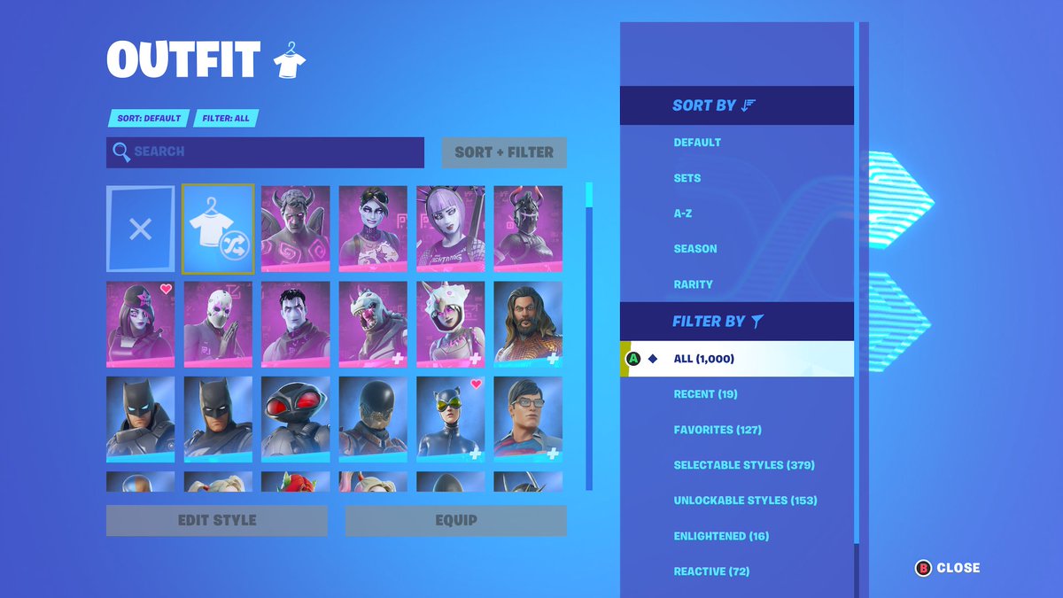 j5nas's tweet photo. Just reached 1,000 skins in my fortnite account! @EpicGames @FortniteBR @FortniteGame @FNCreate @Guille_GAG @FNProgress #Fortnite #FortniteLeaks #FortniteCh4S3 #FortniteWILD #InsaneAccount #1000skins https://t.co/QNErPyKf0T
