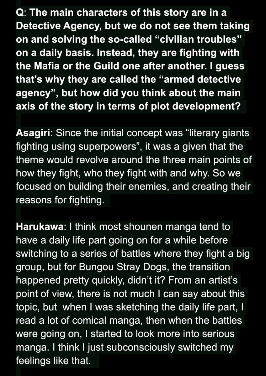 Popopretty1's tweet photo. [Translation]

Interview with Asagiri and Harukawa in エス季刊　magazine (a thread)

I will post as I translate, it is very long so it may take a few days and maybe 50 tweets until I finish, but bear with me. 

(1/?) https://t.co/4QoWecL5mh