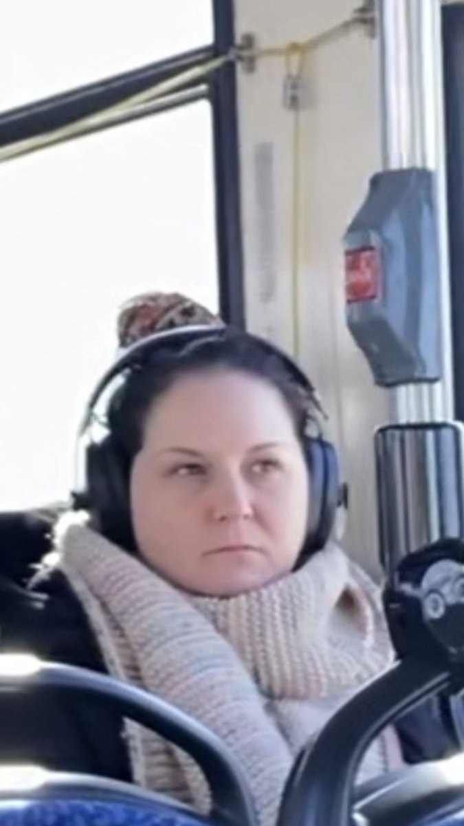 Michael73569121's tweet photo. This is that woman. I knew I had seen her before somewhere. Winnipeg transit and VIA rail. What a sour looking puss. A serious looking criminal. https://t.co/nS6fT1z1By