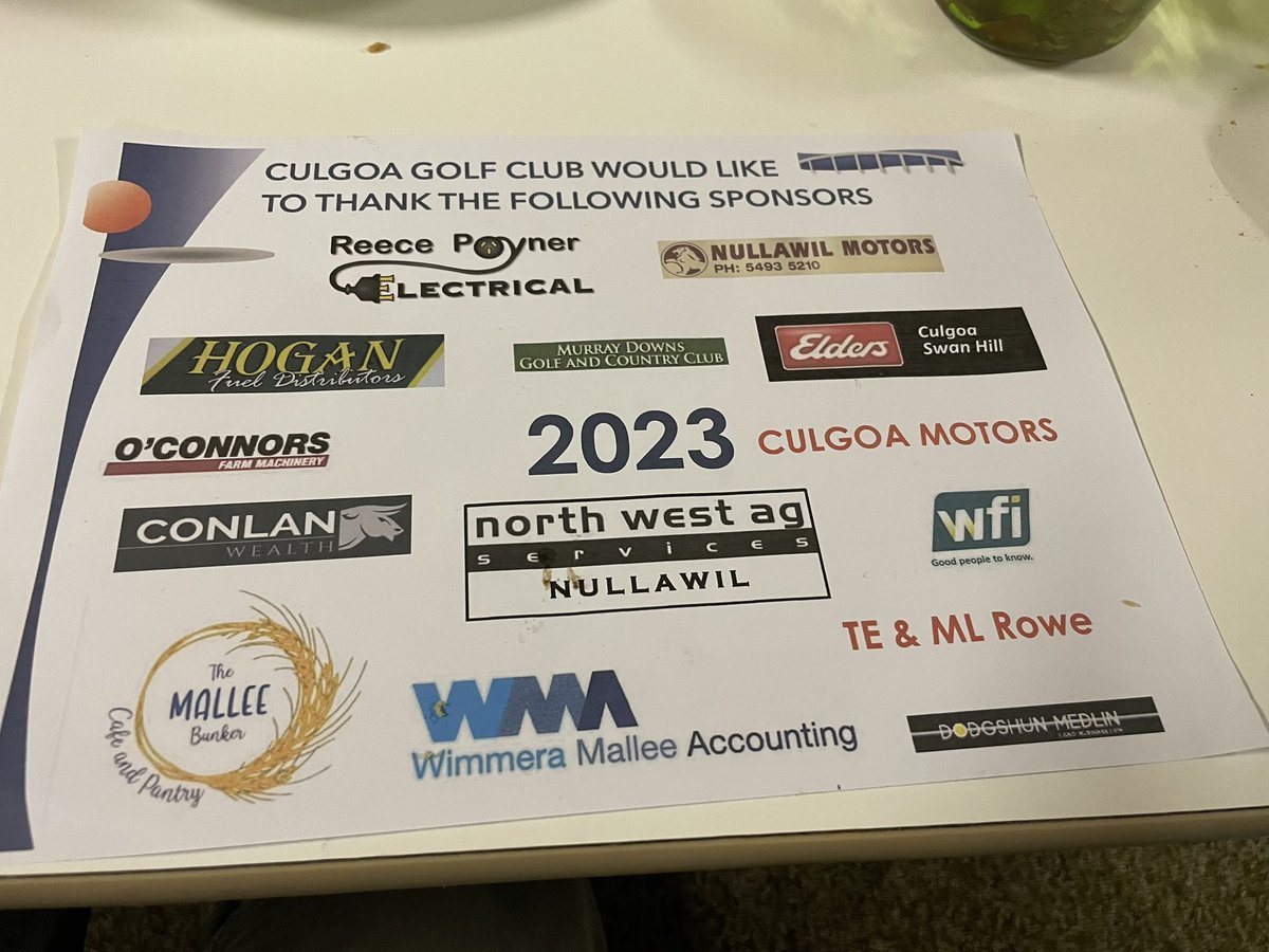 Culgoa Golf Club ⛳️ tweet media