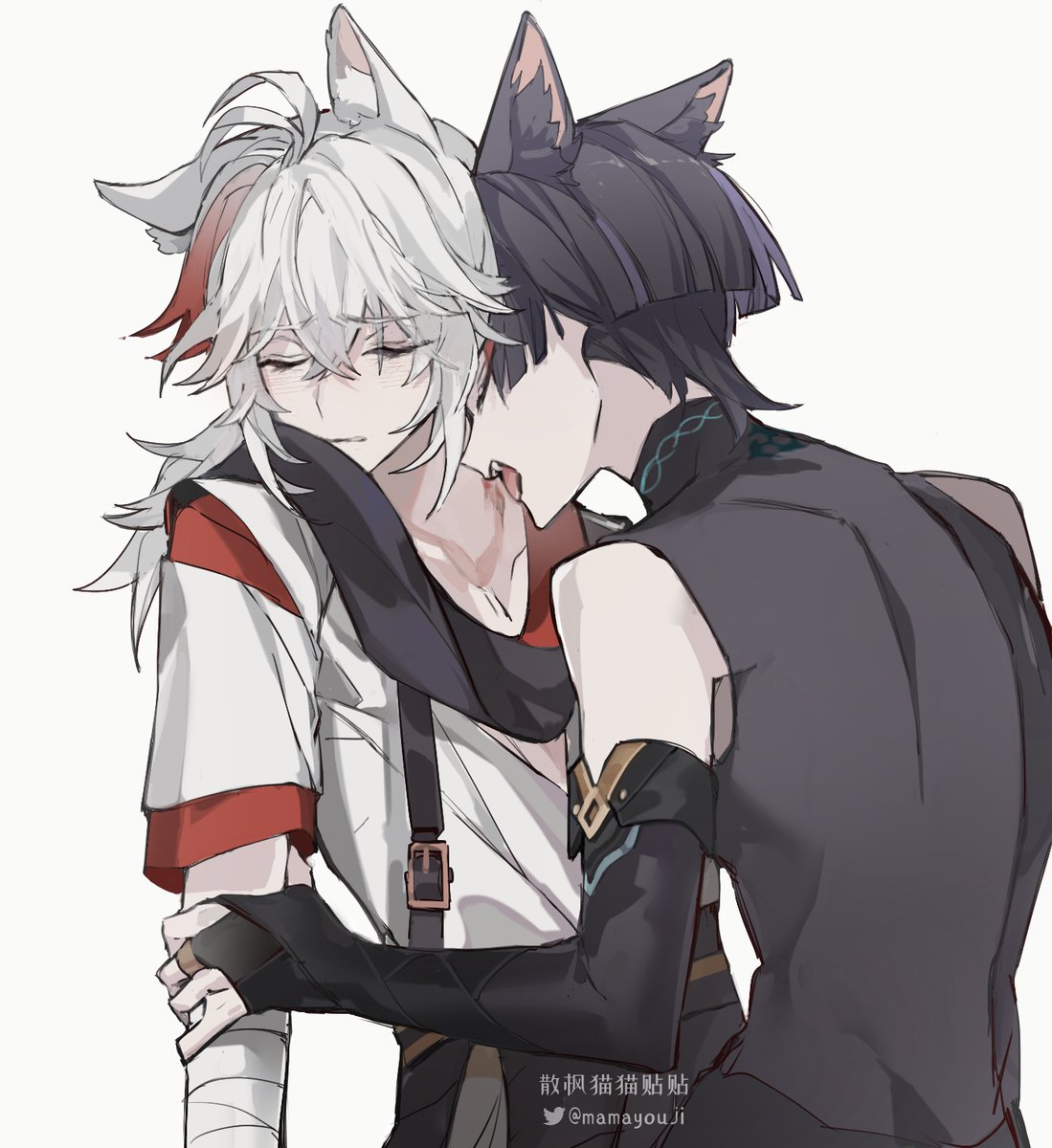 mamayouji's tweet photo. ☂️🍁🐱🐱 https://t.co/vjBVYWFIX7