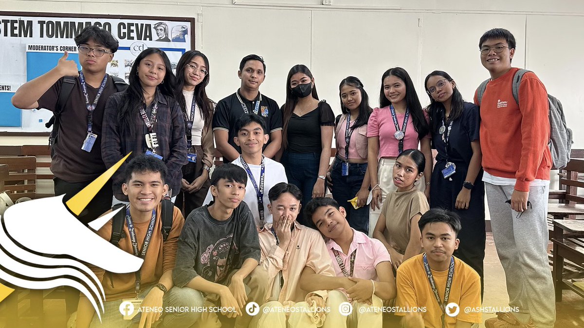 ASHStallions's tweet photo. What a groovy meeting! 💛

The Ateneo Senior High School Stallions held their first on-site organizational meeting of the school year 2023-2024 yesterday. The officers and members are excited to show off something new and exciting for the upcoming activities at AdZU

(1/3) https://t.co/QGWMKqfmju