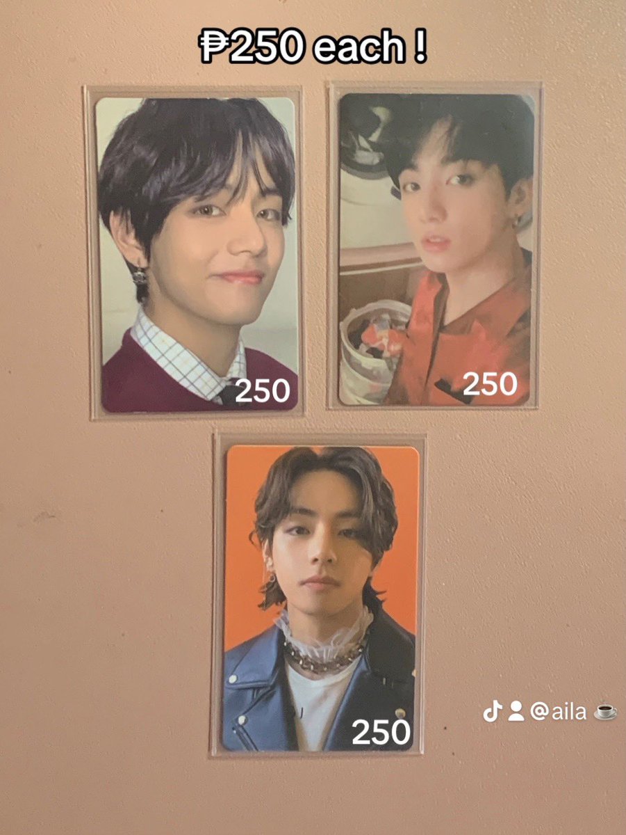 lattaekku's tweet photo. wts lfb ph

decluttering sale ! infos on pictures
- not mint, minor flaws dm for condis
- not for sensitive buyers 

🏷️: jungkook jk lights rm namjoon mots7 taehyung motsp1 taekook yoongi suga pola tete bread motsp2 butter cream pc bts https://t.co/d6DDWPhWP2