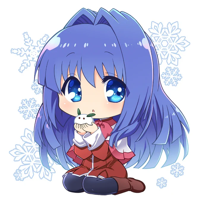 名雪描きました〜! #Kanon #水瀬名雪