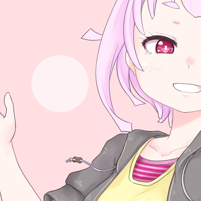 リンカチャンの私服の絵と表紙リンカチャンの絵を描きました よろしくな!