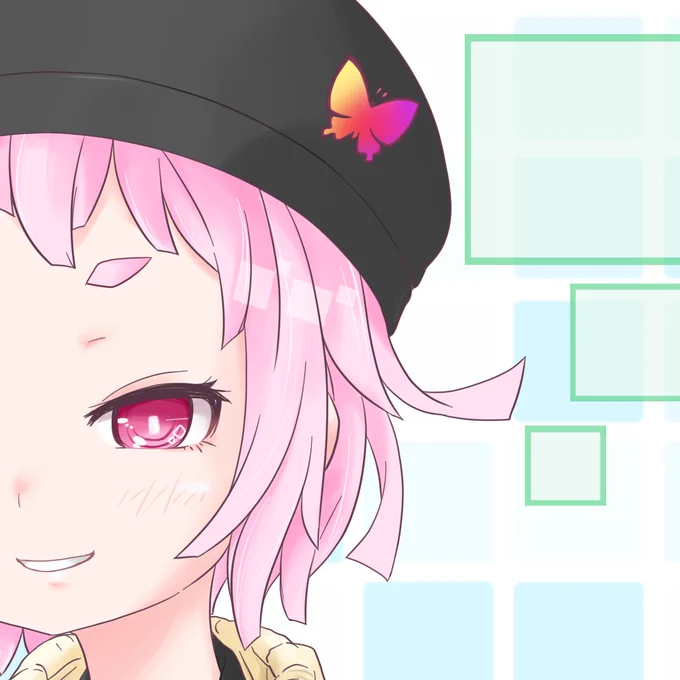 リンカチャンの私服の絵と表紙リンカチャンの絵を描きました よろしくな!