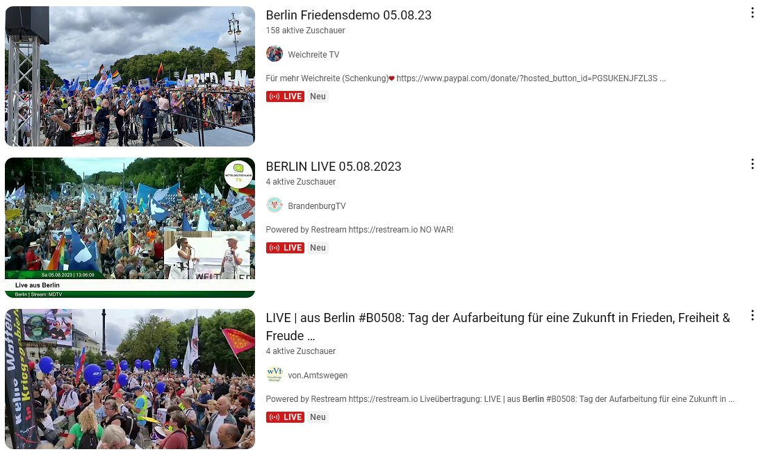 BRechercheteam's tweet photo. 11// Vor Ort live auf jeden Fall: #Ansar, #Weichreite, #HelgeSpunkt, #KatjaGelbwesten, Vivienne #Grindwal, #KevinGabbe, #7TürmeMedien, #MitteldeutschlandTV, #BrandenburgTV, Claus_s, #InfraRot, #LotharSchwarz, usw. #Berlin #b050 https://t.co/thcq0r2Rae