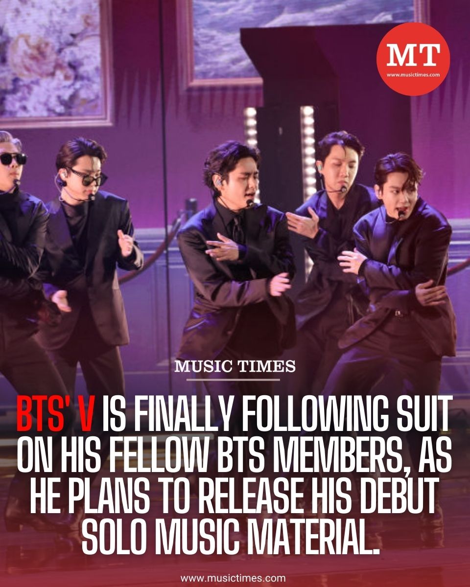 TheMusicTimes's tweet photo. BTS' V is finally following suit on his fellow BTS members, as he plans to release his debut solo music material. Read more: https://t.co/kvymOk8rg0 #BTS #V #MusicTimes https://t.co/LuEtS2CQRr