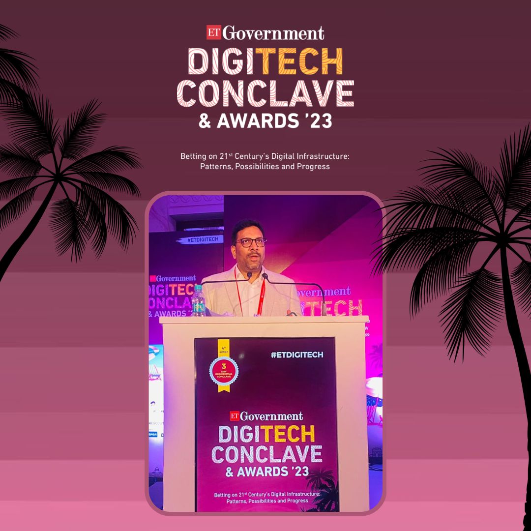 ET_Government's tweet photo. Envisioning Progress: A Special Address by @sanjeev_hans97, Principal Secretary, Energy Department, Public Health & Engineering Department & CMD, BSPHCL, Government of Bihar
To know more: https://t.co/gfp75blmGP
#ETDIGITECH #GovTechSummit #DigitalTransformation https://t.co/00HPgYduur