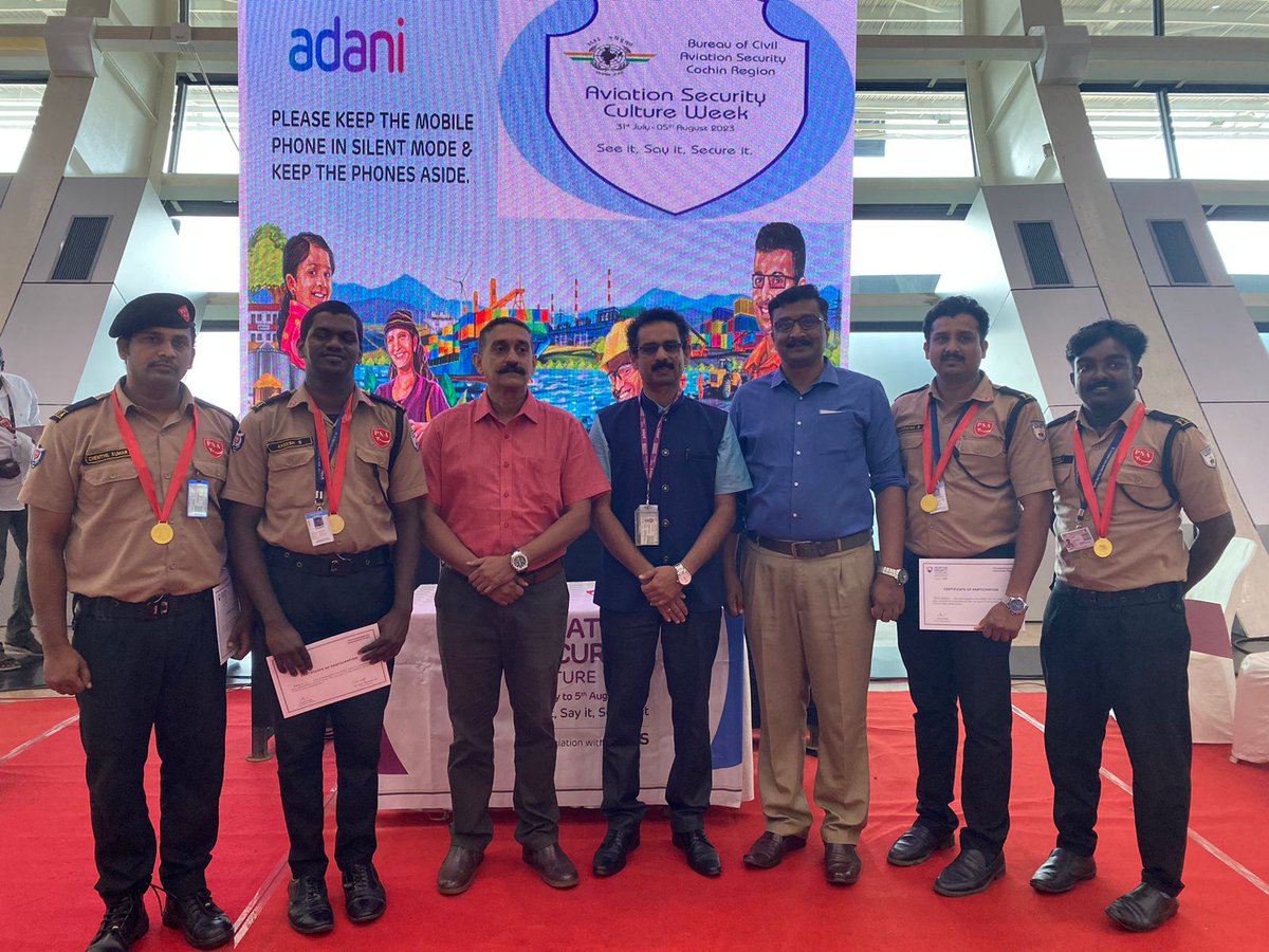 msfcorporate's tweet photo. MSF-PSA team participated in Aviation Security culture week Quiz competition and won 3rd position....
#ProudToBelong
#AviationSecurityCultureWeek
#MSF_PSA
#ModernVeerRaysSecurityForce https://t.co/XJ3vXeuiYK