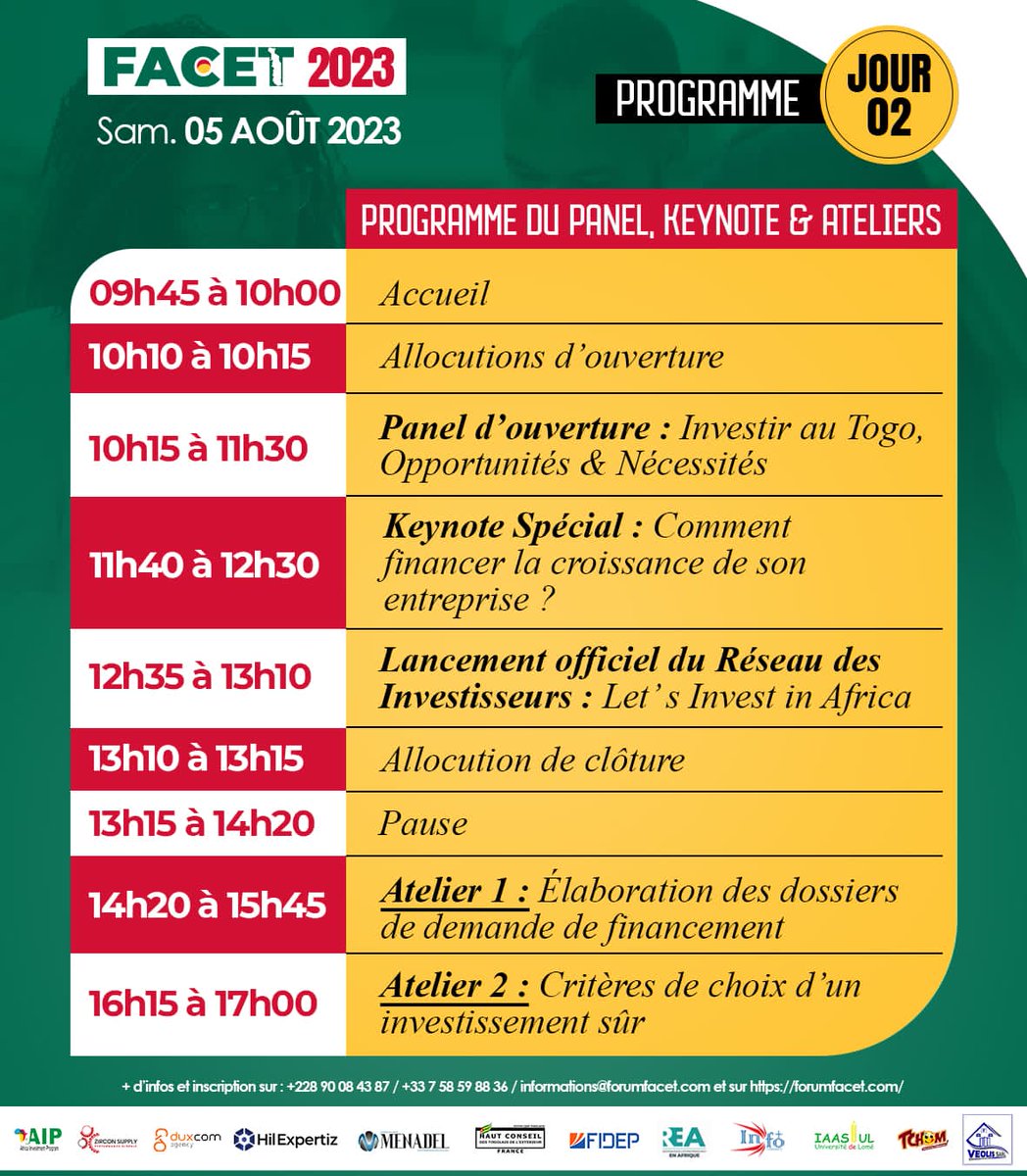 MiawoneneS's tweet photo. Le Togo, comme partout sur le continent africain, les entreprises sont au cœur de la 
production et de la circulation de la richesse et donc un véritable moteur d’émergence 
économique. Quelles sont les opportunités pour nous jeunes? Nous sommes au FACET pour en discuter. https://t.co/EeOc9SIFhr