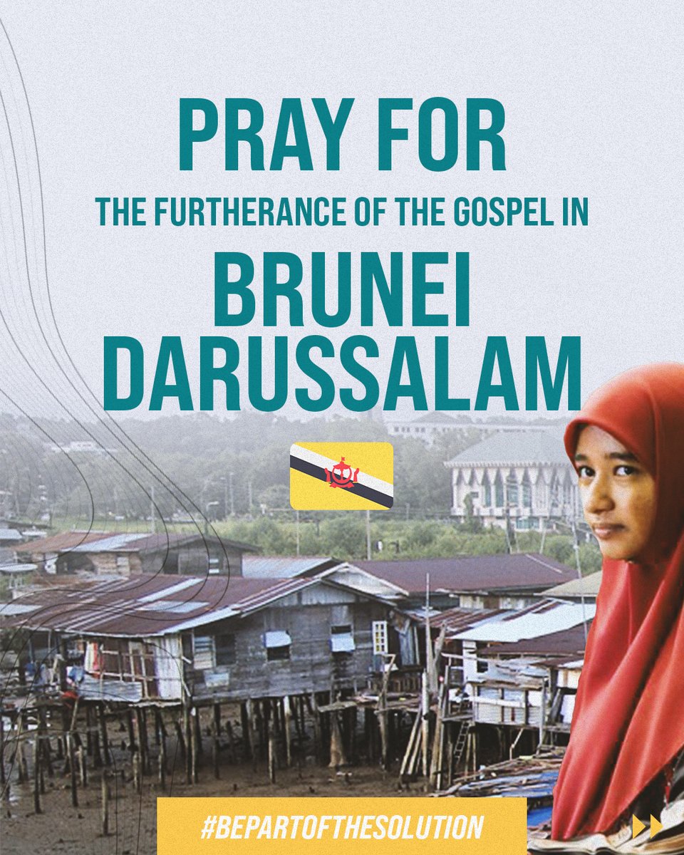 StevenMaldoff's tweet photo. 40 Days of Prayer for the People of Southeast Asia and the South Pacific.
Day 5 - Brunei Darussalam

#bepartofthesolution and pray!
https://t.co/Tx2FFjGGQI https://t.co/dR11zKMhbl