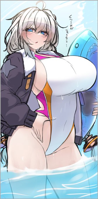 白競泳あかりちゃん描きたいらふ・・・ 