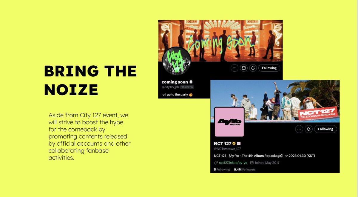city127_ph's tweet photo. To the world we are City127! 👋🏻

This is an account for upcoming support event for NCT127’s comeback. We have screenings, an exhibit, on site preorders and more! 

Hype and morale are important to the success of the album as well so we are here to put the FUN in fundraising 🙌🏻 https://t.co/5naJRB4PiP