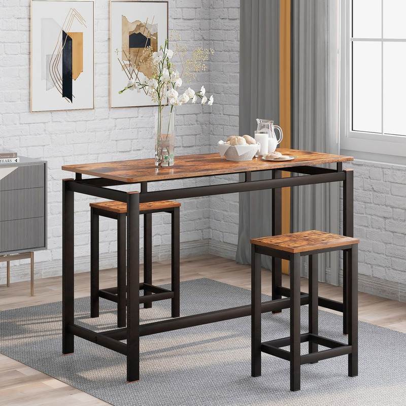Add a retro feel to your home with this 3-piece bar table dining set.
#diningset #modernfurniture #homeinteriors

hhmodernliving.co.uk/product/3-piec…