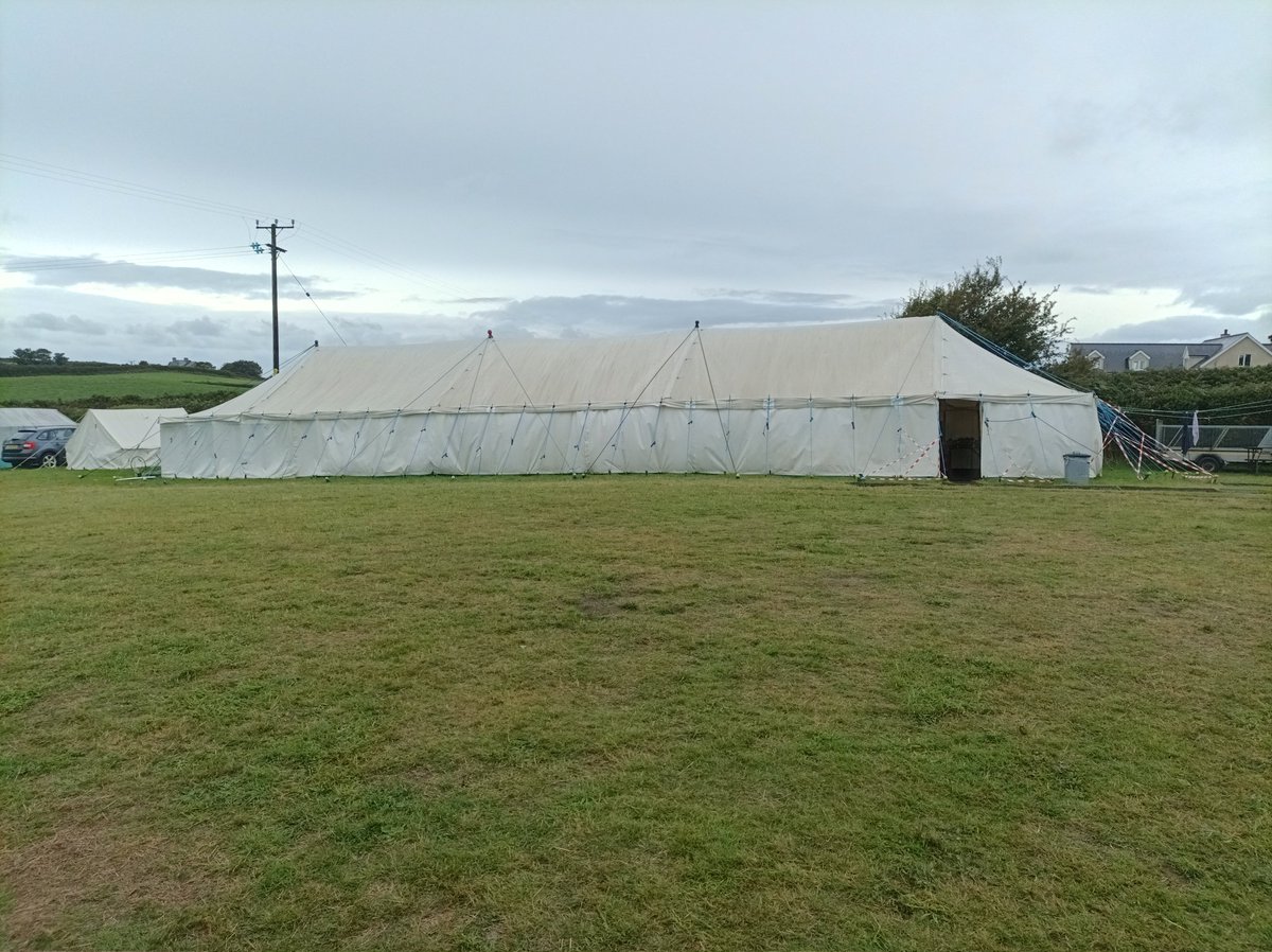 NefynCamps's tweet photo. Nefyn B camp have left the field C camp is taking over. The Good weather we ordered hopefully will arrive https://t.co/Z91OMjoJq7