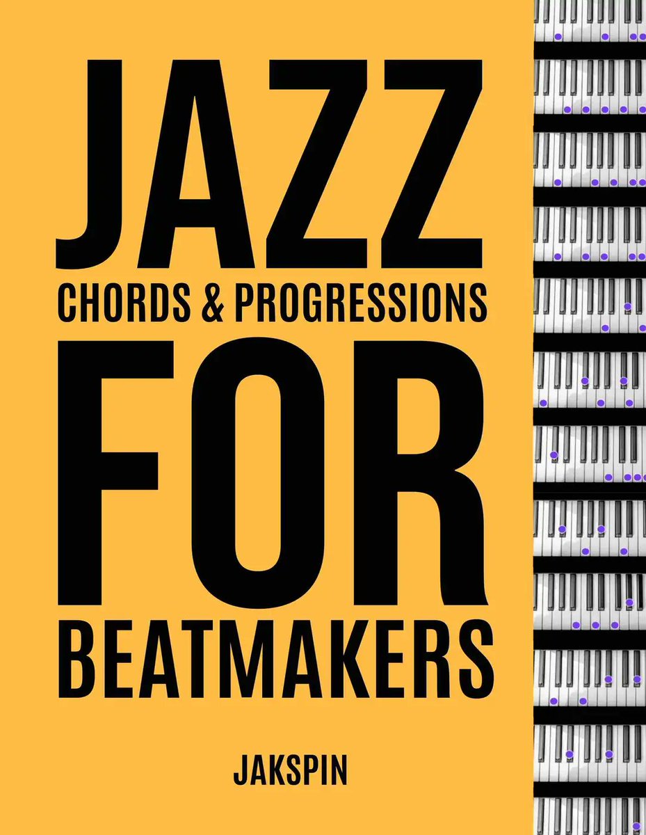 It took me a year to finish this baby. I finally wrote a book about jazz chords dedicated to all my fellow beatmakers who wanna take their skills to the next level. Available at Amazon exclusively #jazz #lofi