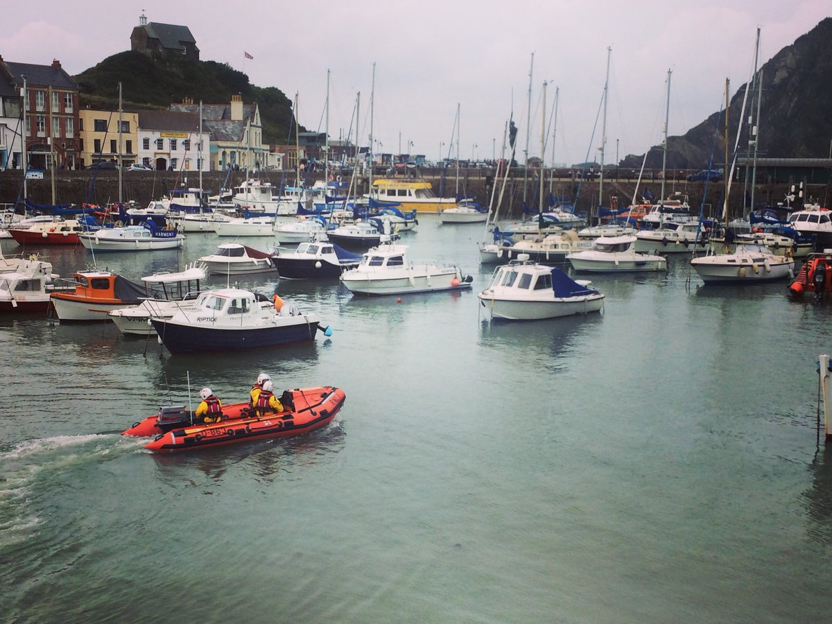 Yesterday at 6:35 pm our volunteer crew launched the inshore lifeboat to two people cut off at Mermaids Bay off the back of Sandaway Holiday Park. The two were found waist deep in water. Our helm did a quick snatch and grab as the pair  were about to be washed away by the swell.