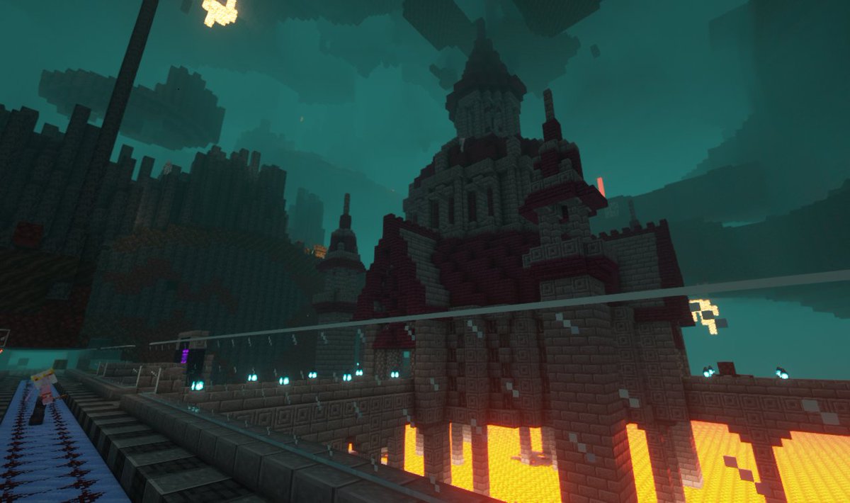yukke_tin's tweet photo. Nether Castle
#マイクラ
#Minecraft
#AceServer https://t.co/mgw8JXfeKg