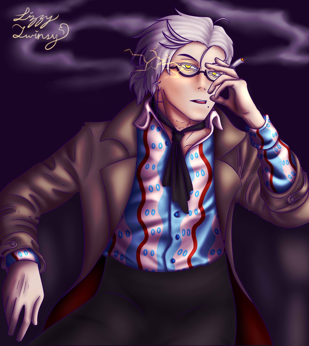 This is another one of #artfight2023 ! The character is from <a href="/SHEN_THE_ENBY/">♦️♠️ Shen / Thunder ♥️♣️</a> , I think your design is really cool, when I found it, I was like "jackpot! Imma do this one!" hahaha
