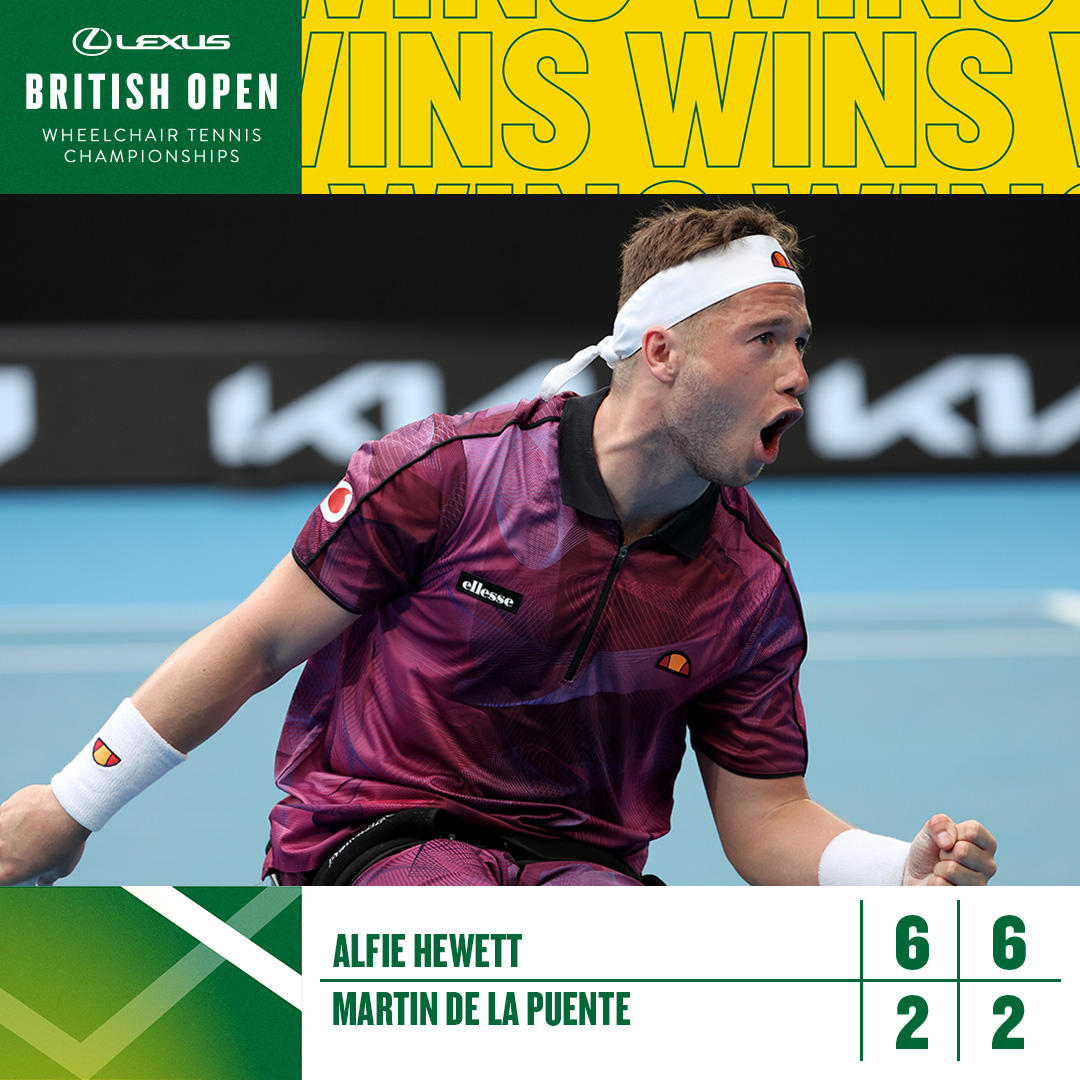 🤩 <a href="/alfiehewett6/">Alfie Hewett</a> powers through to the Lexus British Open 𝐅𝐈𝐍𝐀𝐋 🤩

#BackTheBrits 🇬🇧