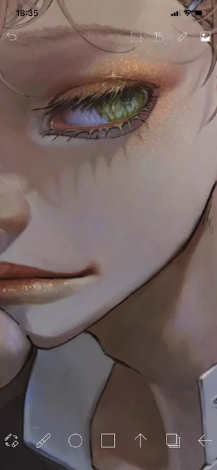 #スマホと指で絵は描ける 誰が呼んだか私が呼ぶ!私に任せろスマホ指描き