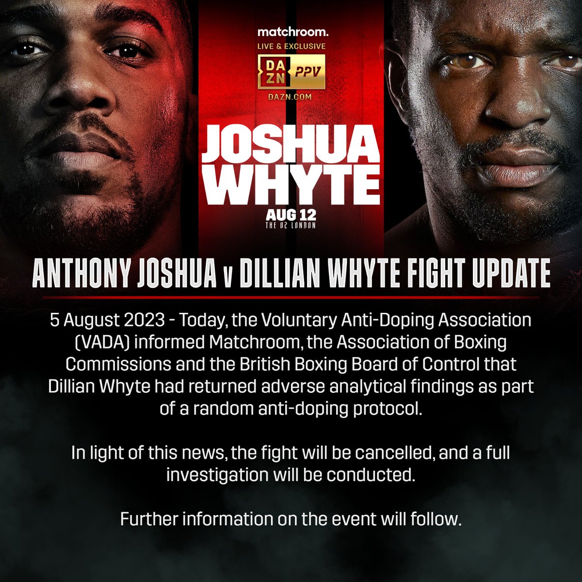 Official Statement on #JoshuaWhyte2