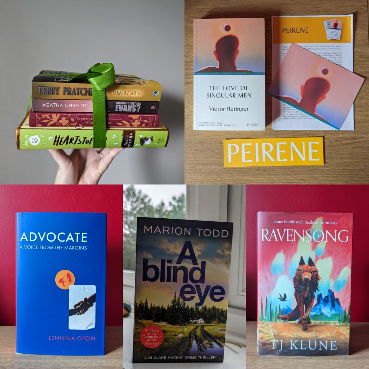 ChloeLS1's tweet photo. 📮

#Heartstopper by @AliceOseman + my book subscriptions @bertsbooks 

#Ravensong by TJ Klune 

@PeirenePress book subscription - #TheLoveofSingularMen by Victor Heringer

#ABlindEye by @MarionETodd for #TheJASClub 

Thank you @FaneProductions for Advocate by Lennina Ofori https://t.co/l6kjmhzn4O