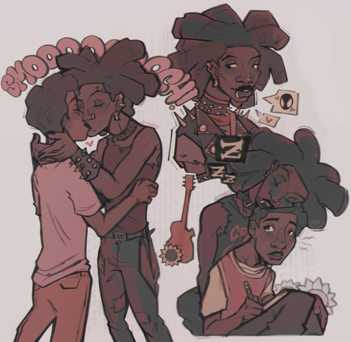 #PunkFlower
old phone doodles I forgot to post
#MilesMorales #HobieBrown #ASTV #SpiderVerse