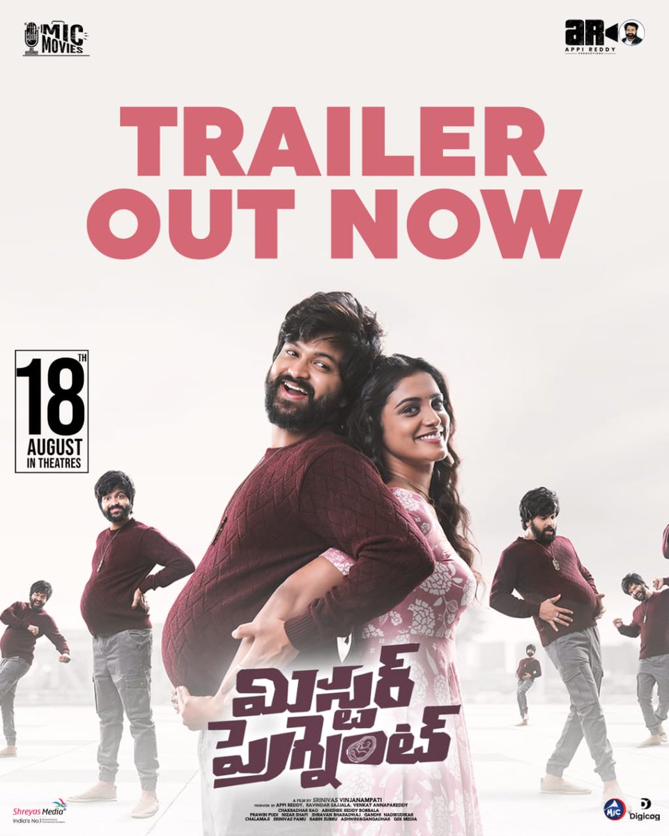 Telugu70mmweb's tweet photo. Fun Loaded ..
Welcome to the Crazy world of #MrPregnant 💥💥

Theatrical trailer out now 🔥🔥
▶️ https://t.co/dcVpWg69fJ

In cinemas on August 18th ❤️‍🔥❤️‍🔥

@RyanSohel @RoopaKoduvayur @SVinjanampati @actorbrahmaji @Appireddya @SajjalaRavi @Mic_Movies @GskMedia_PR @VillageGroupe @Telugu70mmweb