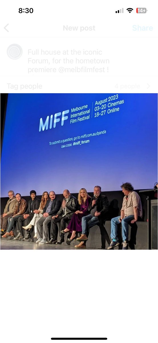 A full and raucous house for the Melbourne premiere last night followed by a fun Q&A with some of our wonderful cast and crew. Thanks @MIFFofficial for a great night at one of the city’s most historic venues! And to our ANZ distributors @maslowent @AhiFilms @UmbrellaEnt