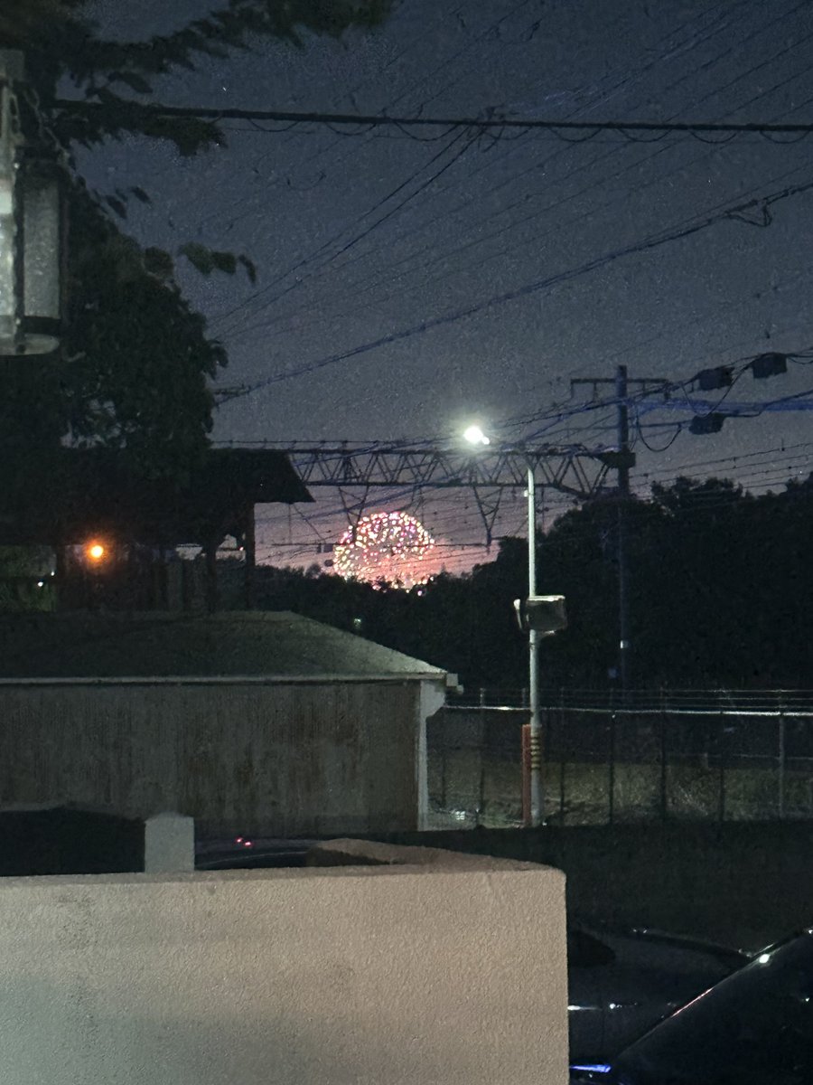 家から淀川花火見れちゃう特権🎆