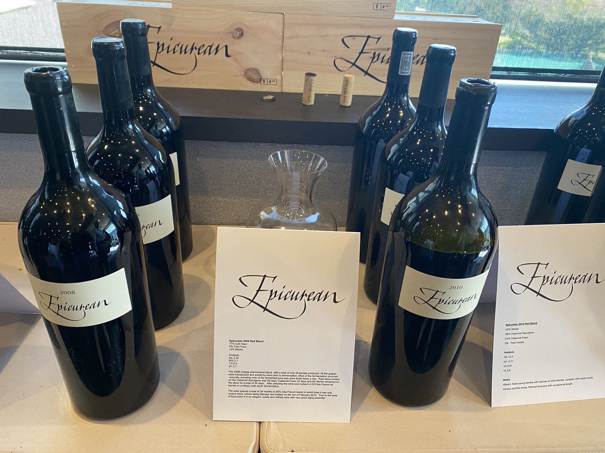 danlikeswine's tweet image. 20 years of @epicureanwines: celebrating a great South African success story at @thesaxonhotel with @Enghumbhini and Mutle Mogase, and tasting all the way back the 2003 maiden vintage. Two decades of splendid wine - and plenty more still to come. #epicurean #DRLW