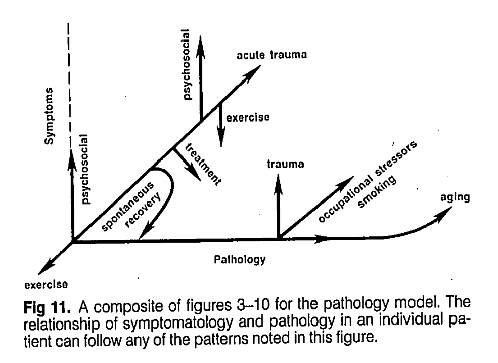 RodWhiteley's tweet photo. Continuing prep for @SMA_News  2023, looking now at  Spine (which I used to read) through the 1990's.
On my scale from "Bullshit" to "Checks Out" (with a "We still don't know" option) I'm giving this one a solid "Checks Out"
Back pain folk care to weigh in? https://t.co/YwQaZsPdSv