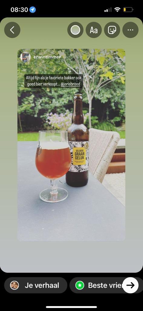 graangeluk's tweet photo. #graangelukkig wakker worden met deze pluim van Joris Brood over ons betere wereldbier van hier-;)
#zaai mee, word ook bier- en biodivers GraanDeelHouder via https://t.co/ObQJda0V9O https://t.co/9YujaXXwTf