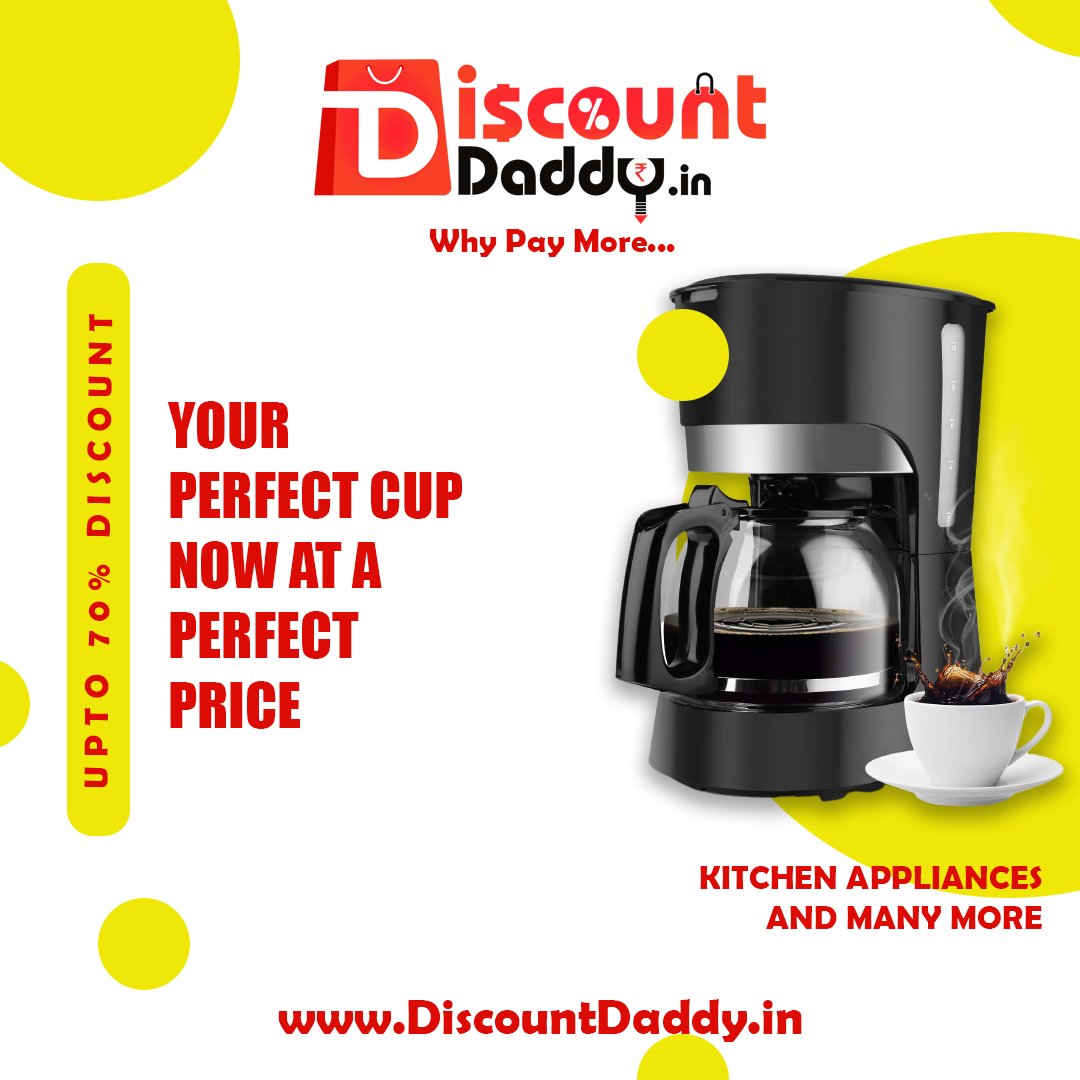 DiscountDaddy_'s tweet photo. Get ready to revamp your kitchen with the latest and greatest appliances at unbelievable prices! https://t.co/ulzw8aqfDW, your one-stop destination for discounts on top-notch kitchen appliances. ๐ฅ
#discountdaddy #kitchenappliances #ecommercebusiness #discount https://t.co/PV6vUefpAt