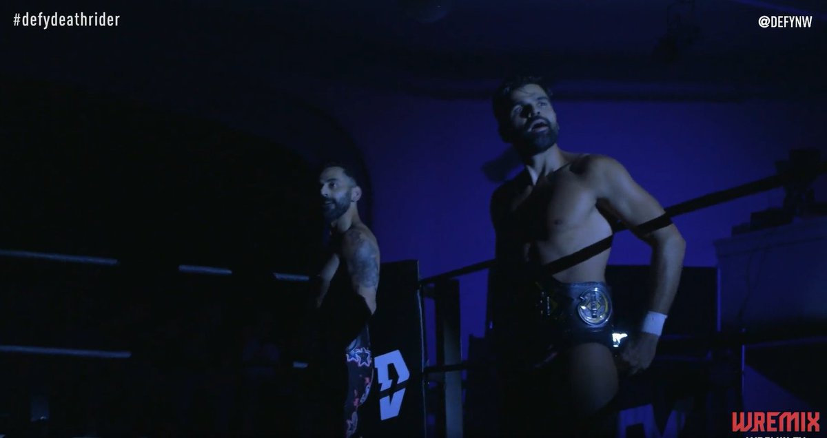 MikeGuylee's tweet photo. DEFY Tag Team Title Match

The Bollywood Boyz vs. The Billington Bulldogs

Wow ... this was awesome!!!

Such a technical banger. Both teams gifted us with such a fab match!!!

Hopefully we will see Bollywood Boyz vs. Billington Bulldogs 2.0 very soon!!!"

#DefyDeathRider https://t.co/RFeoQC0nLs